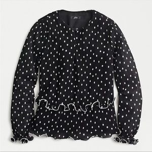 J. Crew peplum top